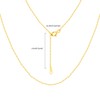SugarTang Gold Necklace for Women, 14K Gold Plated S925 Sterling