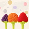 Baby Teething Toys Soothe Gums Silicone Fruit Shape Bright Color