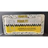 Peanuts SNOOPY Plastic Black and White License Plate Frame NEW!