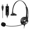 USB Headset PC for Business Skype UC Lync SoftPhone Call