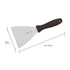 Paderno 18520-12 Professional Triangular Spatula, Pasta Cutter Scraper with Handle,