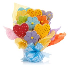 Mother's Day Cookie Bouquets (Daisies and Hearts, Set of 5)