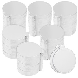 IHDYPPEW 600 PCS 3 inch Mini Round Cake Boards, Premium Round Silvery Mousse Cake Boards, Silver Cakes Bases & Dessert Displays, Perfect for Parties and Special Occasions