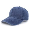 Van Der Linn Unisex Washed Denim Cap, Classic Plain Adjustable