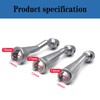 JEUCLEL 3PCS 14mm 17mm 19mm 1/2" Dr. Common Rail Injection