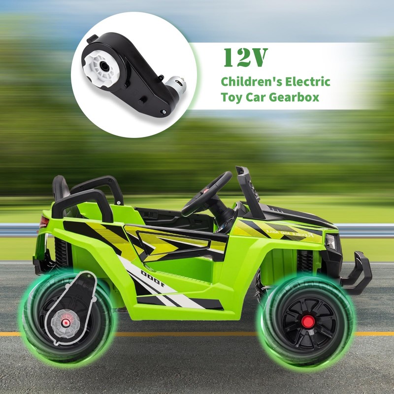 2Pcs 12V Powered Wheels Motor Upgrade Gearbox Electric Motor 12V