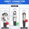 Superbat Belden 3G/6G Micro HD BNC Angle Plug to BNC
