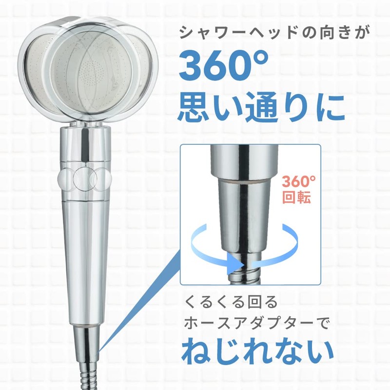 Himaruya Seisakusho Shower Hose, Stainless Steel, Flexible, Lightweight, Easy Installation,