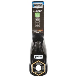 Reese Towpower 7065700 Carbon Forged 4" Drop Black Interlock Ball Mount