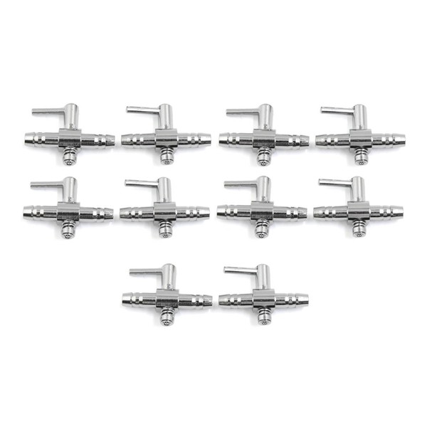 Sourcingmap® 10 Pieces Stainless Steel Air Flow Pump Splitter Lever