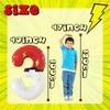 40 Inch Giant Red and White Cartoon Theme Number Foil