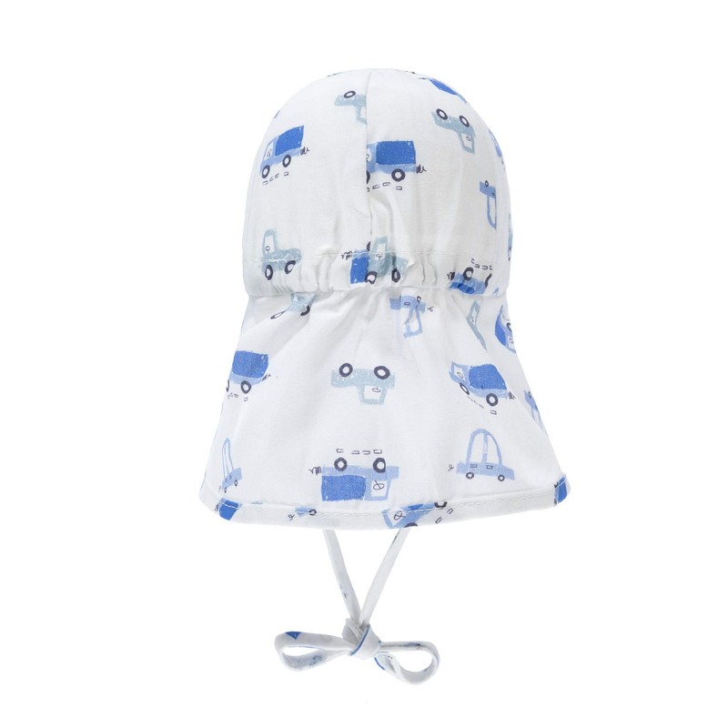 Döll Baby Boys' Tie Hat with Peak and Neck Protection