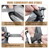 GAWAF Upgrade Motorcycle Handlebar Bag, Universal Waterproof Motorcycle Tool Bag,