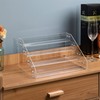 Kihor Acrylic Spice Rack, Tiered Spice Rack Shelf Seasoning Organizer