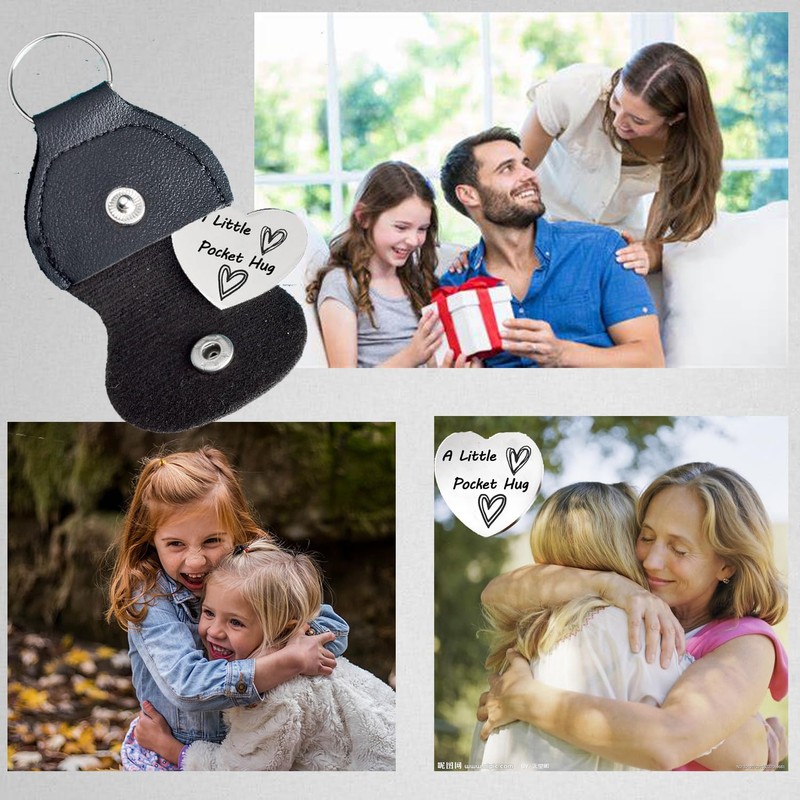 Pocket Hug Token, Inspirational Gifts Double Sided Long Distance Relationship