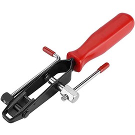 CV Joint Ear Clamp Banding Tool with Cutter, ESreake Auto Vehicle Tools Cut-Off Pliers Use for Car Repair, 10mm Fuel Hose, Cooling System, Vacuum Hoses Clamping (CV Joint Banding Tool with Cutter)