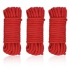 Soft Cotton Rope, 3 Pcs Red Cotton Rope & 1