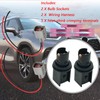 Micarun 2 Pcs Side Marker Light Park Lamp Bulb Socket