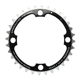 Spécialités TA Chinook 4 Arm 104pcd Middle 8/9 Speed Chainring, 38t, Black