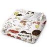 Mushroom Blanket, Cute Soft Warm Cartoon Bed Bedding Throw Blankets