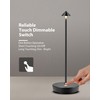 SHANGCAI Cordless Table Lamps Rechargeable, 6000mAh Battery Operated LED Desk
