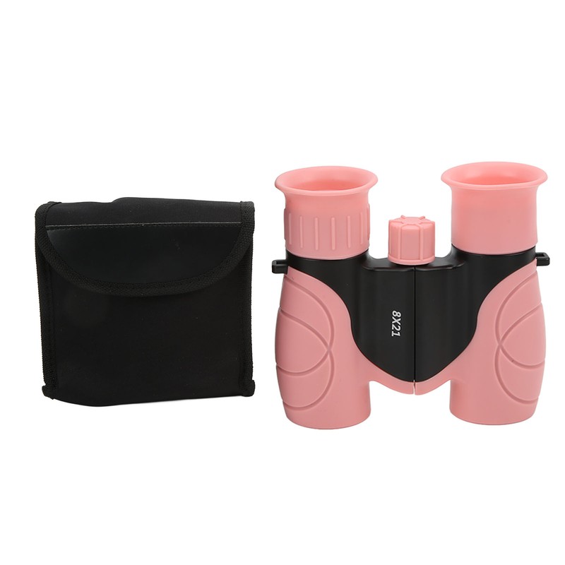Kids Binoculars 8X Magnification Natural Rubber Glass Optical Lenses Durable