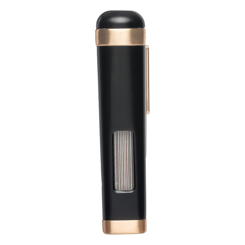 Palio Pro Polaris Triple Torch Cigar Lighter, Butane refillable, Black