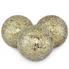MDLUU Esferas decorativas de 10.2 cm, esferas de mosaico, bolas