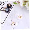 TOVINANNA Travel Size Lens Case Box with Tweezers Suction Stick