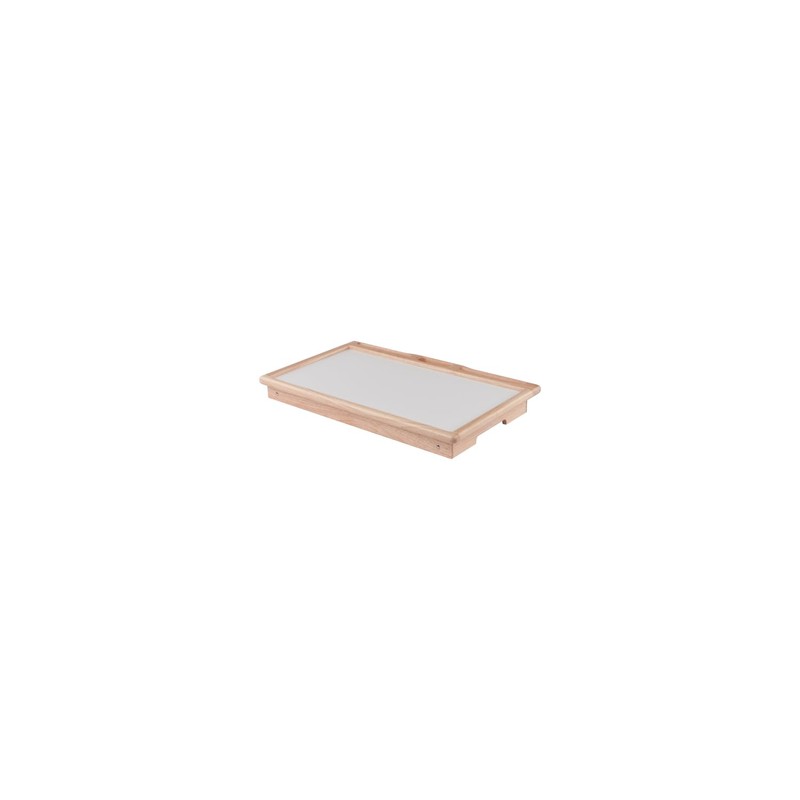 Winsome Arlo Breakfast Tray with Flip Top Natural and White