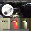 Hilngav3Pack MINI EDC Rechargeable Keychain Flashlight, 300 Lumens USB C