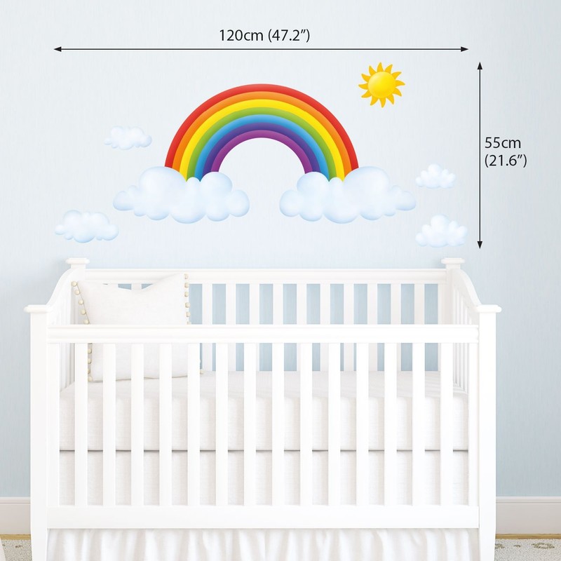 Decowall clouds and rainbow (1702 8030 1713 1713L 1713P1702)
