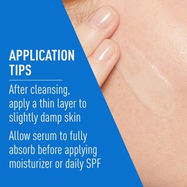 CeraVe Cerave Hyaluronic Acid Serum for Face with Vitamin B5 and Ceramides, Hydrating Face Serum for Dry Skin, Fragrance Free, 1 Ounce