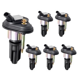 Motorevo Ignition Coil Pack Compatible with Chevy Colorado 2004-2006 2.8L 3.5L Trailblazer 2002-2005, GMC Canyon/Envoy, Hummer H3, Buick Rainier, Isuzu Ascender, i-280/i-290/i-350/i-370 Set of 6 UF303