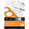 Ashton and Wright - A5 Grey-Grid Graph Pad - 80gsm