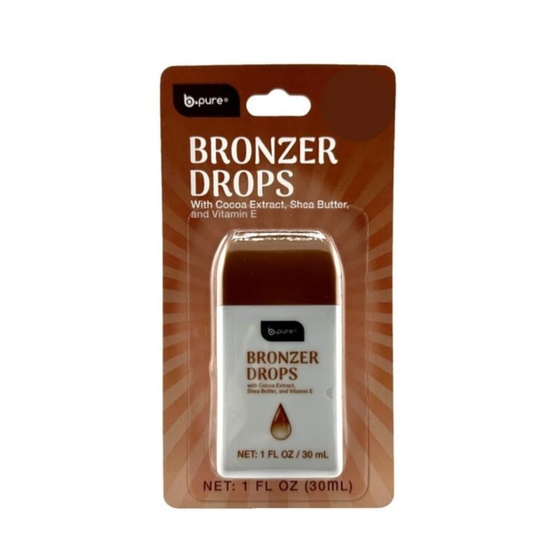 B Pure Bronzer Drops with Cocoa Extract, Shea Butter &