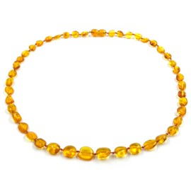 Amber Necklace For Women - Handmade amber Necklace For Adults 18 inches