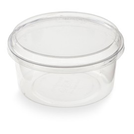Restaurantware Basic Nature 12 Ounce Deli Containers 500 Meal Prep Containers - Lids Sold Separately PLA Plastic Disposable Food Containers For Holding Snacks Salads And Desserts
