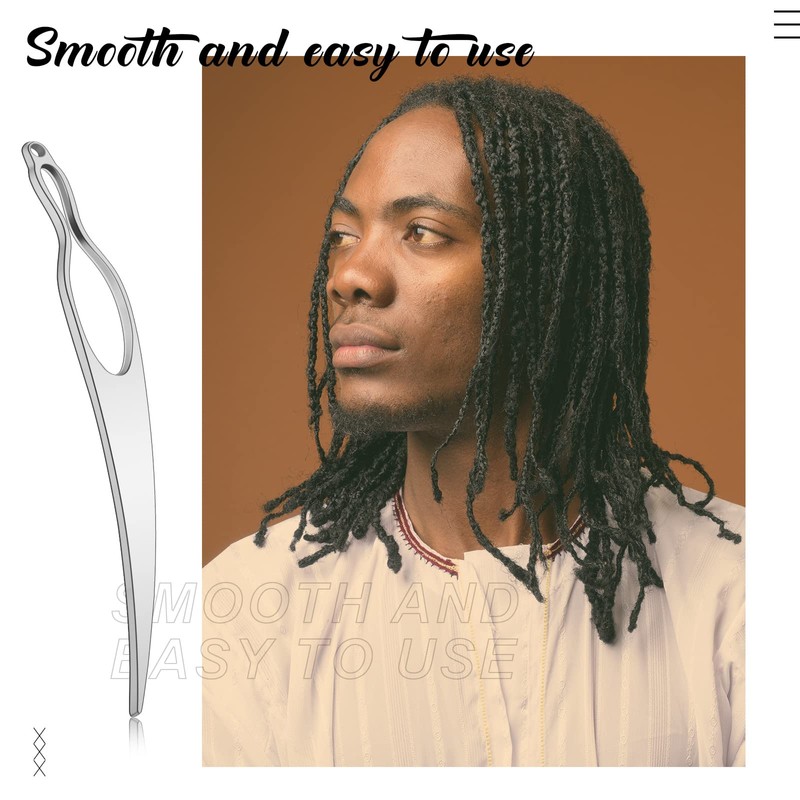 4 Pieces Sisterlock Retighten Tool, Dreadlock Tool for Hair, Dreadlock