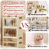 LiliGloris Makeup Organizer with Drawers & Compartments, Modular Stackable Cosmetic