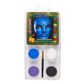 Eulenspiegel Nava 204672 Make-Up Set for Approx. 40 Masks, Make-Up Colours, Carnival, Theme Party