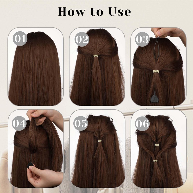 12PCS Hair Beader Tool for Hair Braids, Loading Beads on