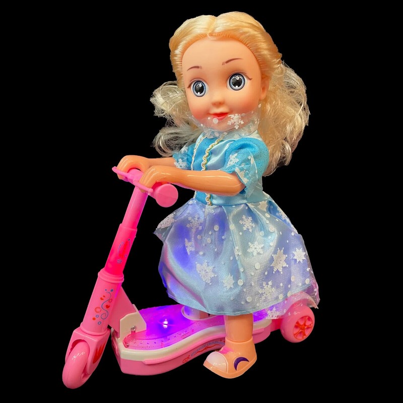UNOMI Doll Set with Remote Control Toy Electric Scooter for
