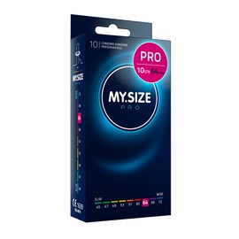 MY.SIZE Pro Condom Size 6, 64 mm, Pack of 10, The New Generation MY.SIZE Condoms.