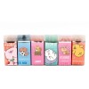 Pensoul Kit 6pz Goma Borrador Transparente Animalito Kawaii Premium
