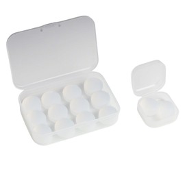 14 Ohrstöpsel mit Geräuschunterdrückung,für Frauen und Männer, helfen dabei, das Schnarchen zu reduzieren, aus silikonischem Material mit 27 dB, hypoallergen, ein komfortables Reiseaccessoire