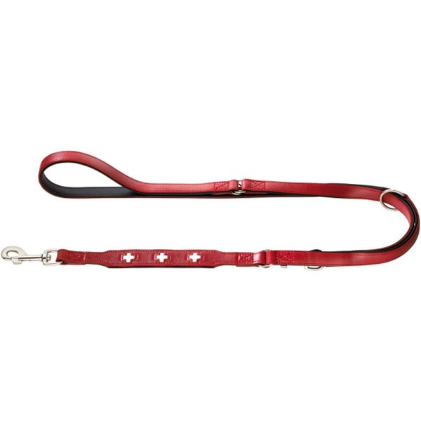 Hunter Swiss Adjustable Dog Lead made of High-Quality Leather with