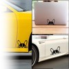 2 Pictures Car Sticker Bulldog Car Sticker Black Decorative Window