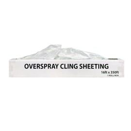 HIGH GROUND Clear Cling Plastic Sheeting 16' x 350'