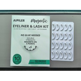 AIPILER  Magnetic 10-Pair Kit – Strong Hold, Natural Look